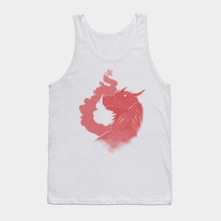 Dragon and Flame-Red Version Tank Top